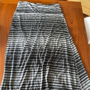 Striped grey Mossimo Maxi skirt